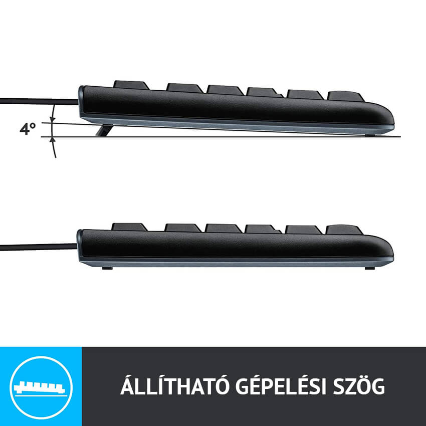 Logitech K120 USB Vezetékes Billentyűzet (920-002491)