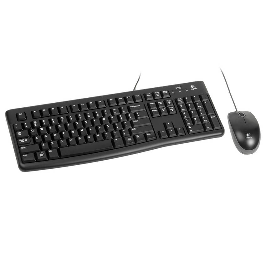Kit de Teclado y Mouse Logitech MK120, Negro Kit de Teclado y Mouse Logitech MK120, Negro