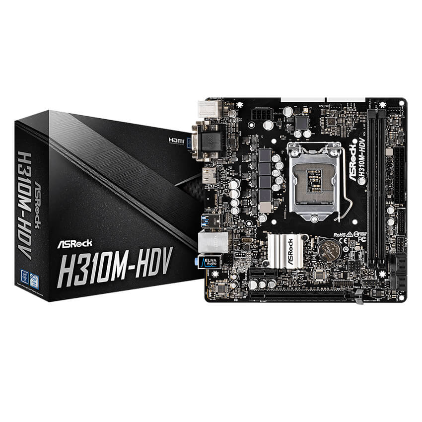 Motherboard ASRock H310CM-HDV, Socket 1151