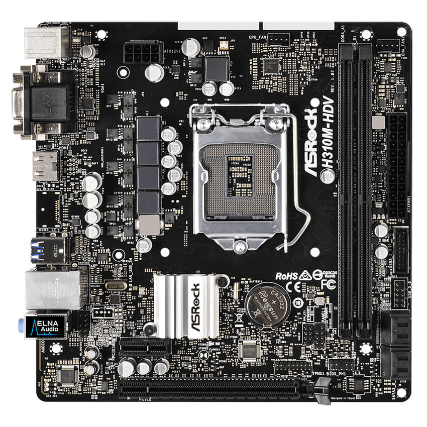 Motherboard ASRock H310CM-HDV, Socket 1151