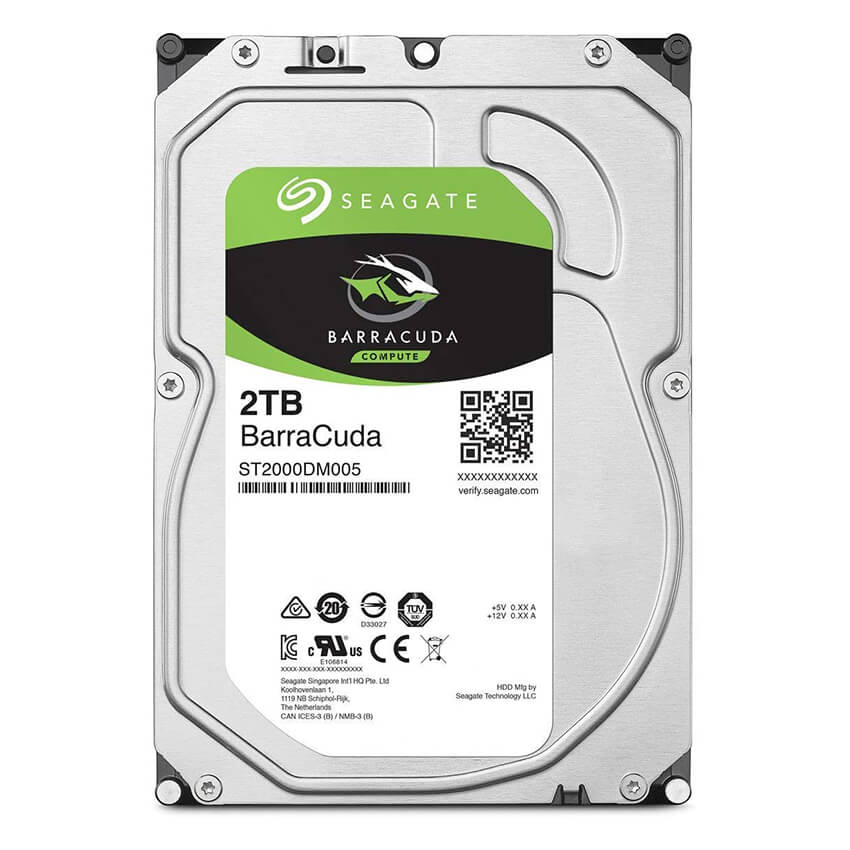 Disco Interno BarraCuda 2TB SATA3 5400rpm 256MB Cache 3.5", ST2000DM005