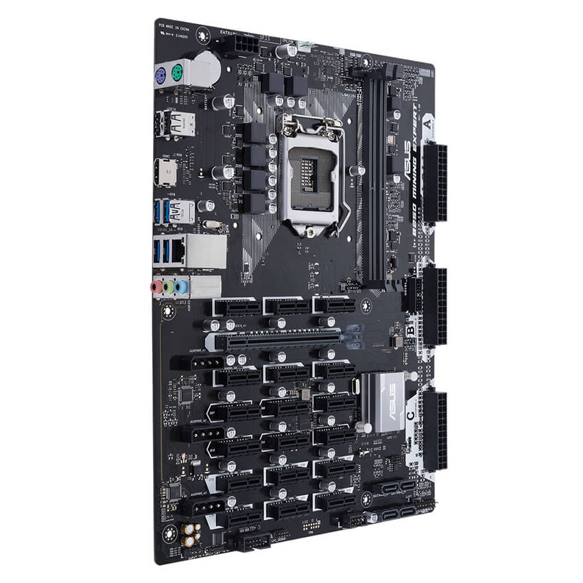 Motherboard ASUS B250 MINING EXPERT, Criptomonedas, Bitcoins, Socket LGA1151