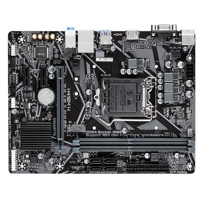 Motherboard Gigabyte H410M H V2, Socket LGA1200 Deffo Argentina