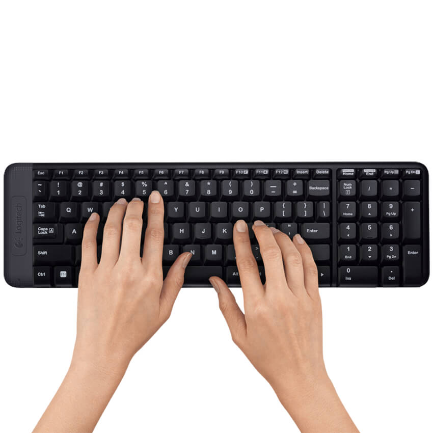 Kit de Teclado y Mouse Inalámbrico Logitech MK220, Negro, 920-004430