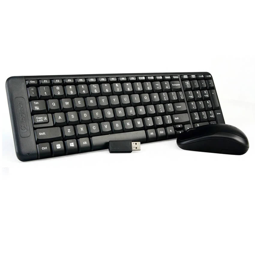 Kit de Teclado y Mouse Inalámbrico Logitech MK220, Negro, 920-004430