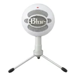 Micrófono Blue Snowball iCE USB, Condensador, Cardioide, Trípode, Blanco, Logitech