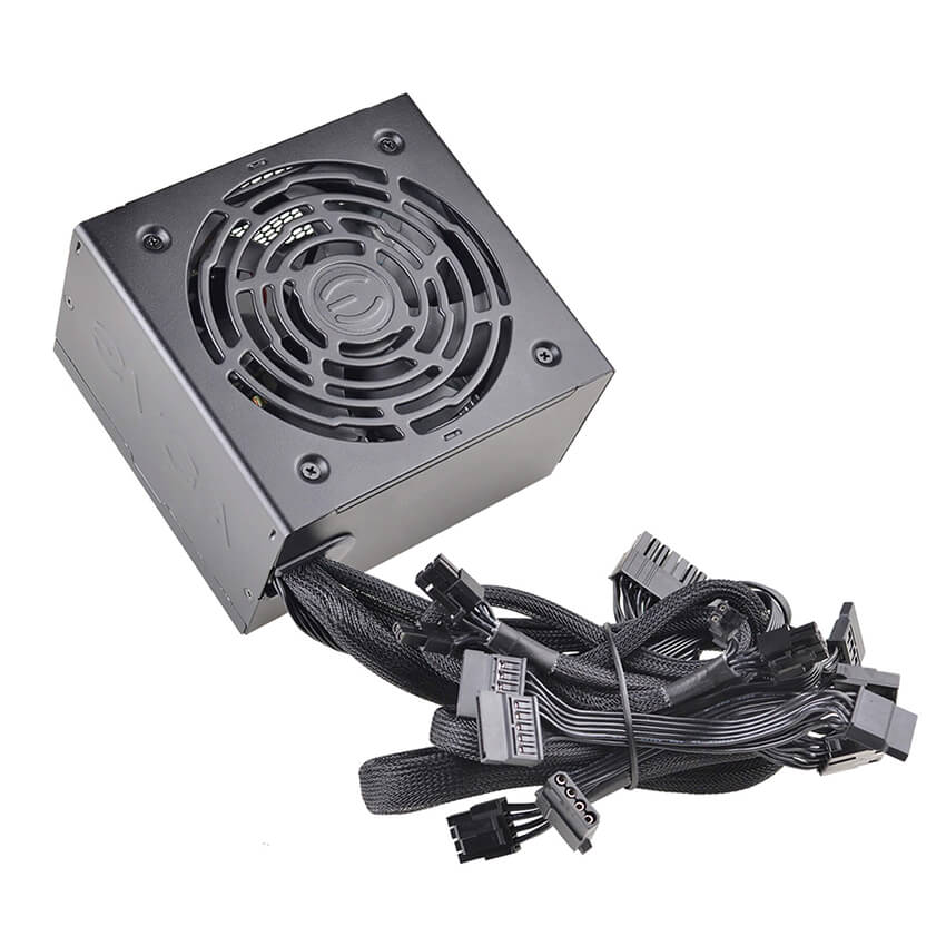 Fuente de alimentación EVGA 500 BR, 500W 80 PLUS Bronze, 100-BR-0500