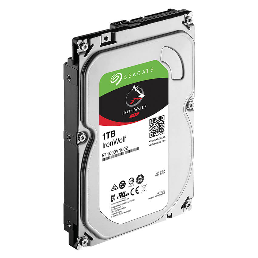 Disco Interno NAS Seagate IronWolf 1TB SATA3 5900rpm 64MB Cache 3.5" (CMR), ST1000VN002