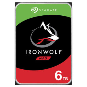 Disco Interno NAS Seagate IronWolf 6TB SATA3 5400rpm 256MB Cache 3.5" (CMR)