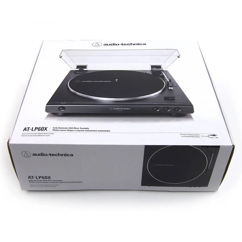 Bandeja Giradiscos Audio-Technica AT-LP60X-BK (Negra)