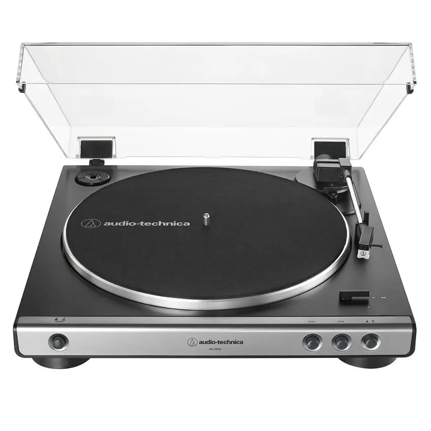 Bandeja Giradiscos Audio-Technica AT-LP60X-GM (Plateada / Negra)