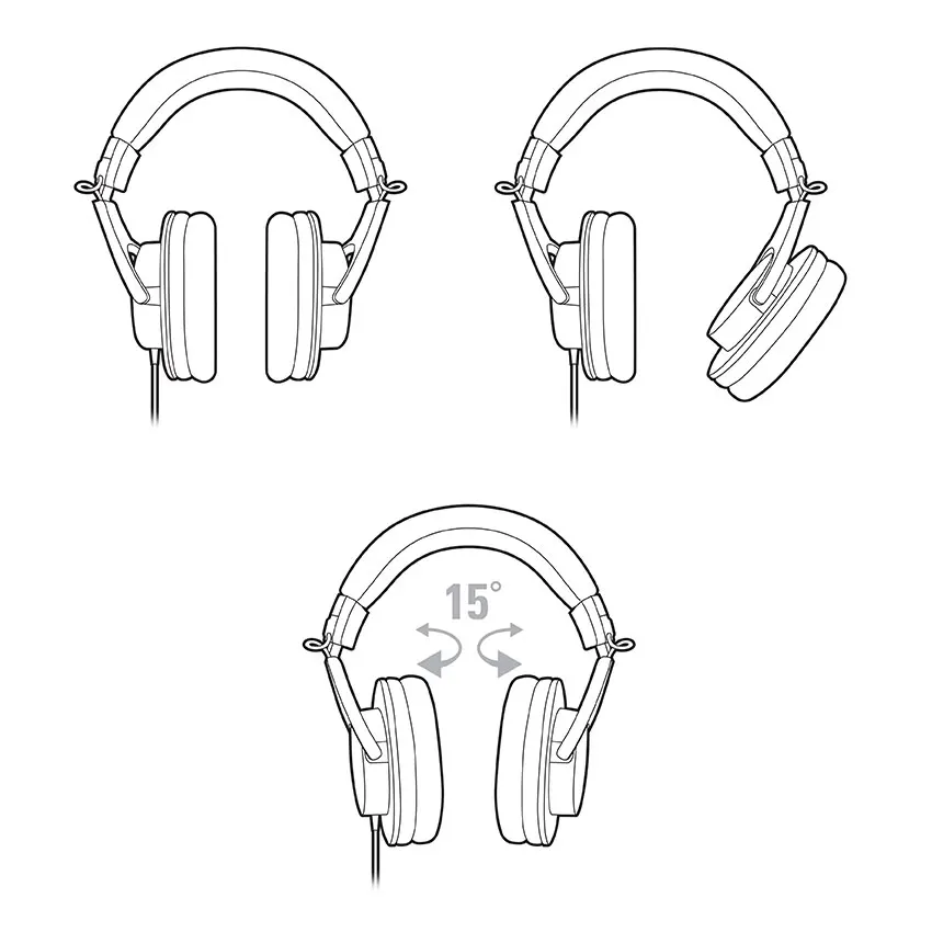 Audio-Technica ATH-M20x Auriculares de monitoreo cerrados