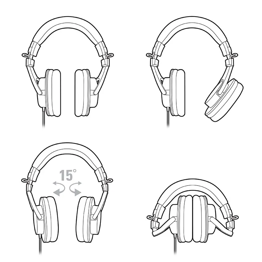 Audio-Technica ATH-M30x Auriculares de monitoreo cerrados