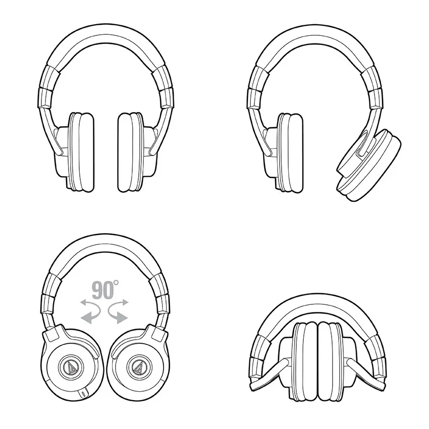 Audio-Technica ATH-M40x Auriculares de monitoreo cerrados