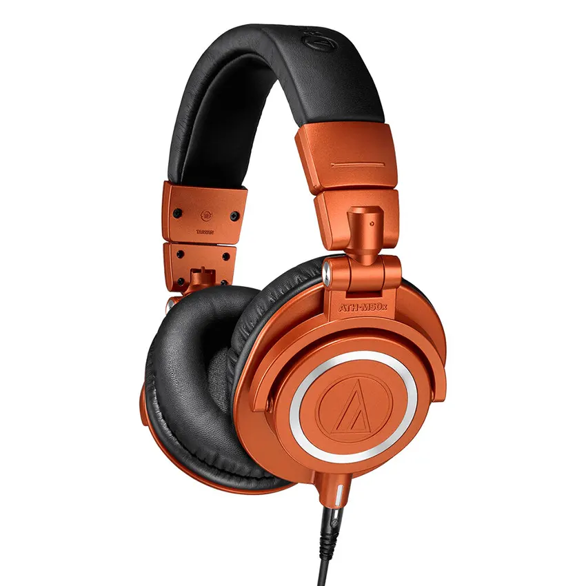 Audio-Technica ATH-M50xMO Auriculares de monitoreo cerrados (Edición Limitada Lantern Glow / Naranja)