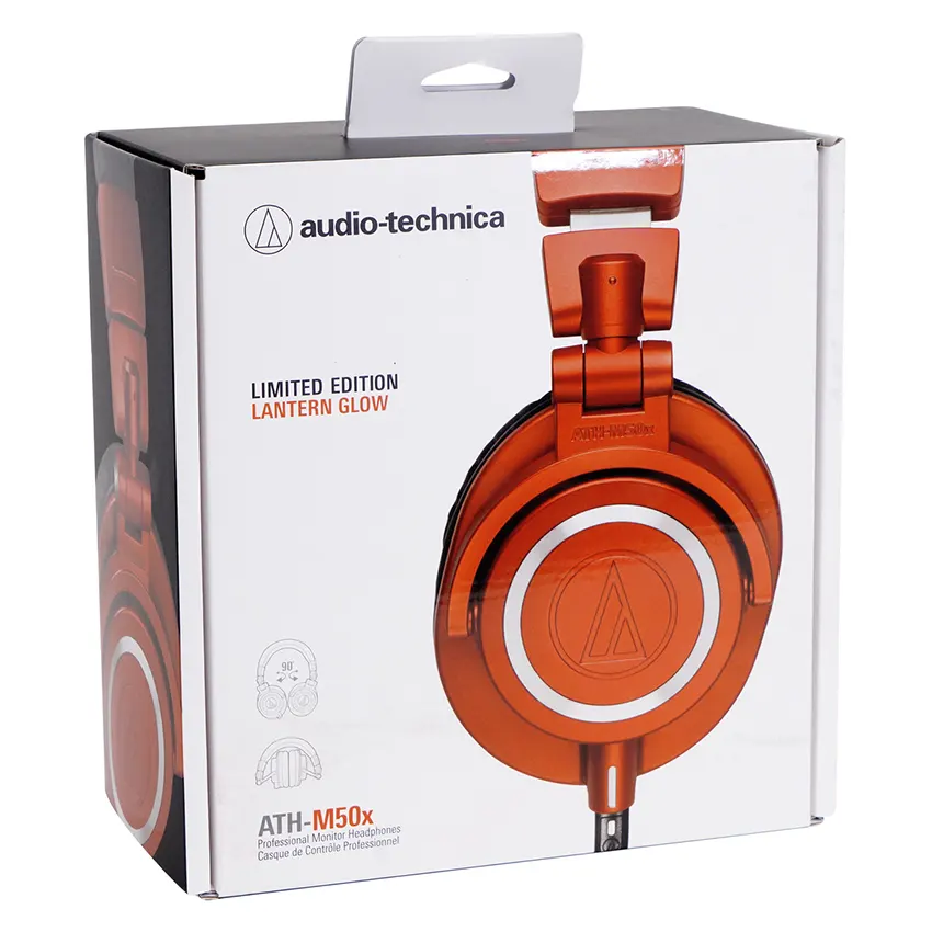 Audio-Technica ATH-M50xMO Auriculares de monitoreo cerrados (Edición Limitada Lantern Glow / Naranja)