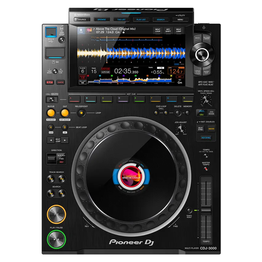 Pioneer DJ CDJ-3000 Reproductor profesional de alto rendimiento con pantalla táctil