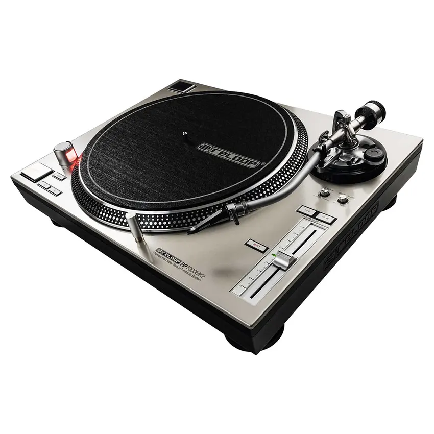 Reloop RP-7000 MK2 Bandeja giradiscos de alto torque (Plateada)