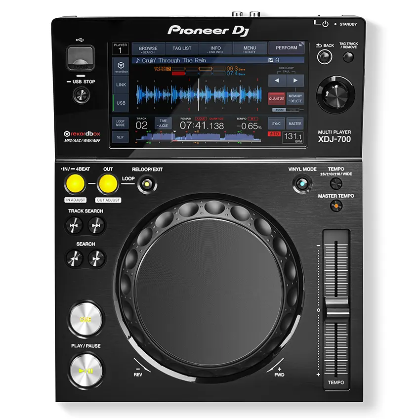 Reproductor Pioneer DJ XDJ-700 con Pantalla Táctil