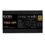 Fuente de alimentación modular EVGA SuperNOVA 750 GA, 750W 80 PLUS Gold