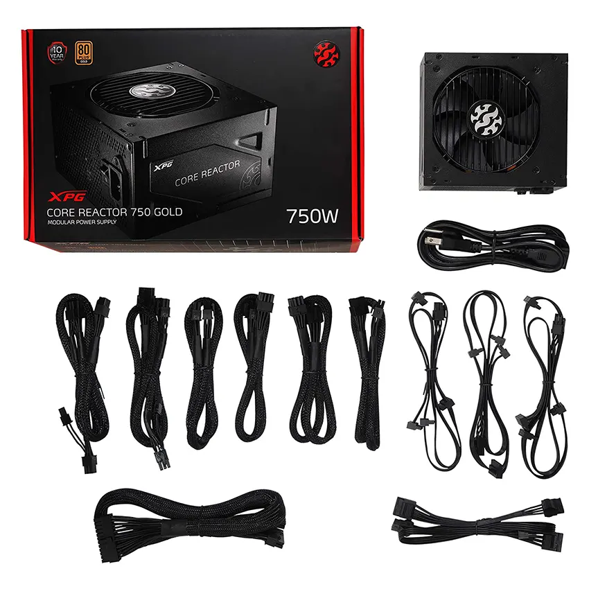 Fuente de alimentación modular ADATA XPG CORE REACTOR 750W 80 PLUS Gold