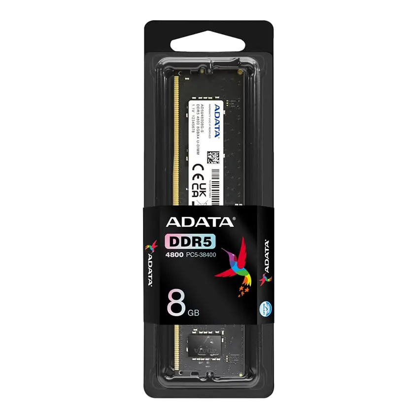 Memoria ADATA 8GB, DDR5, 4800MHz, CL40, 1.1 V, UDIMM