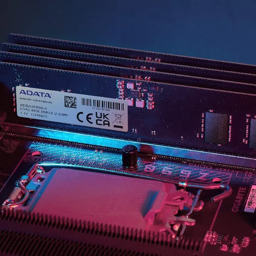 Memoria ADATA 8GB, DDR5, 4800MHz, CL40, 1.1 V, UDIMM