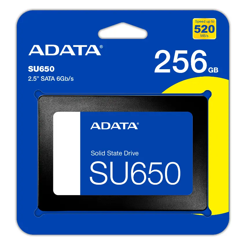 Disco SSD ADATA Ultimate SU650 256GB, 3D NAND, SATA3, 2.5" Disco SSD ADATA Ultimate SU650 256GB, 3D NAND, SATA3, 2.5"