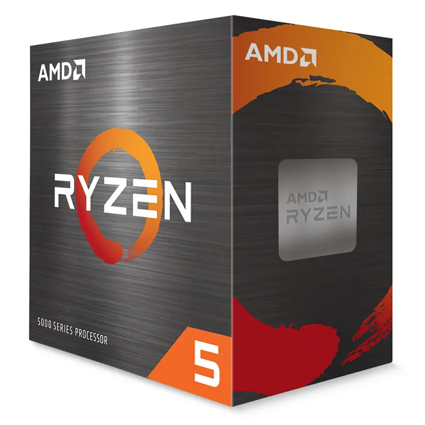 Procesador AMD Ryzen 5 Series 5000, Sin video, Socket AM4, BOX Procesador AMD Ryzen 5 Series 5000, Sin video, Socket AM4, BOX