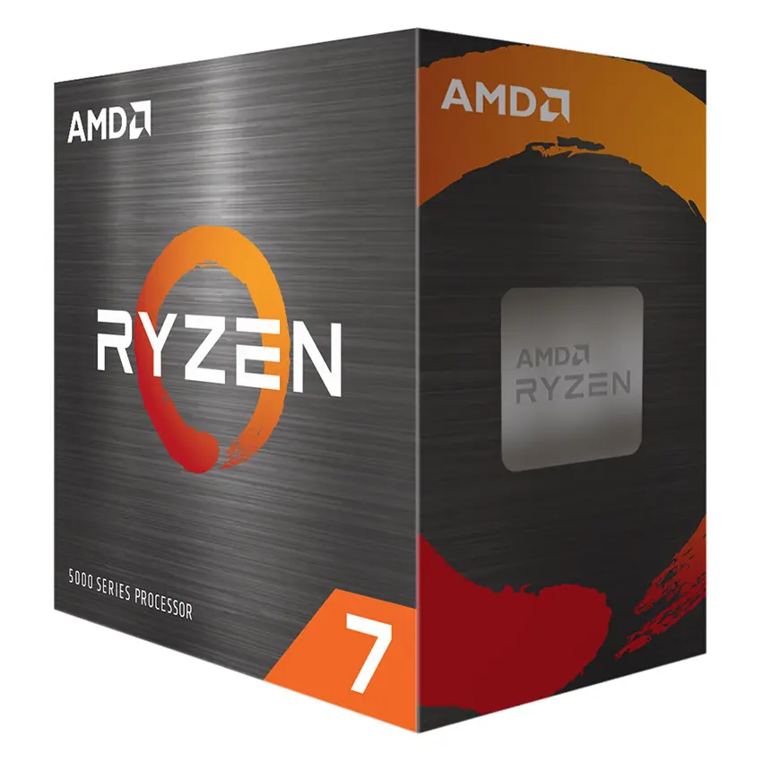 Procesador AMD Ryzen 7 Series 5000, Sin cooler PBI, Sin video, Socket AM4, BOX Procesador AMD Ryzen 7 Series 5000, Sin cooler PBI, Sin video, Socket AM4, BOX