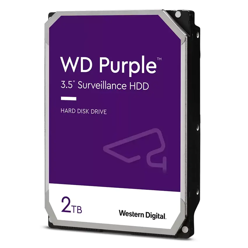 Disco Interno Western Digital Purple 2TB SATA3 5400rpm 256MB Cache 3.5" Disco Interno Western Digital Purple 2TB SATA3 5400rpm Cache 3.5"