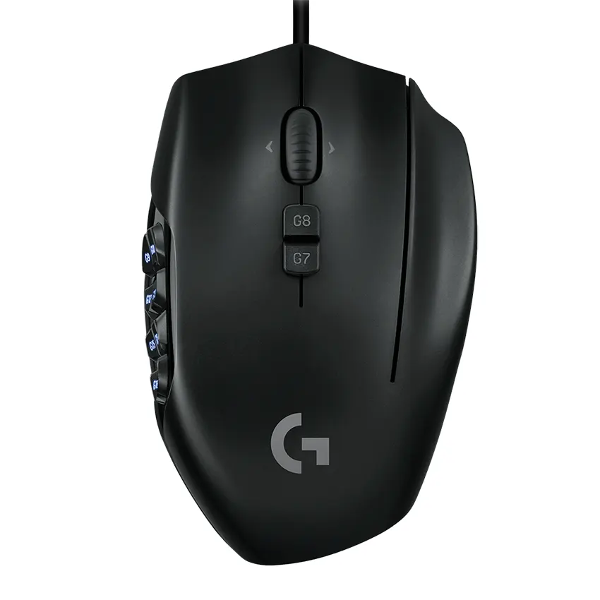 Mouse Logitech G G600, Gamer, MMO, USB, Negro