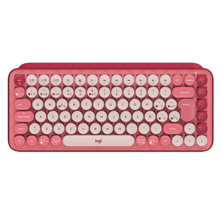 Teclado Inalámbrico Logitech POP KEYS, Mecánico, Teclas Emojis