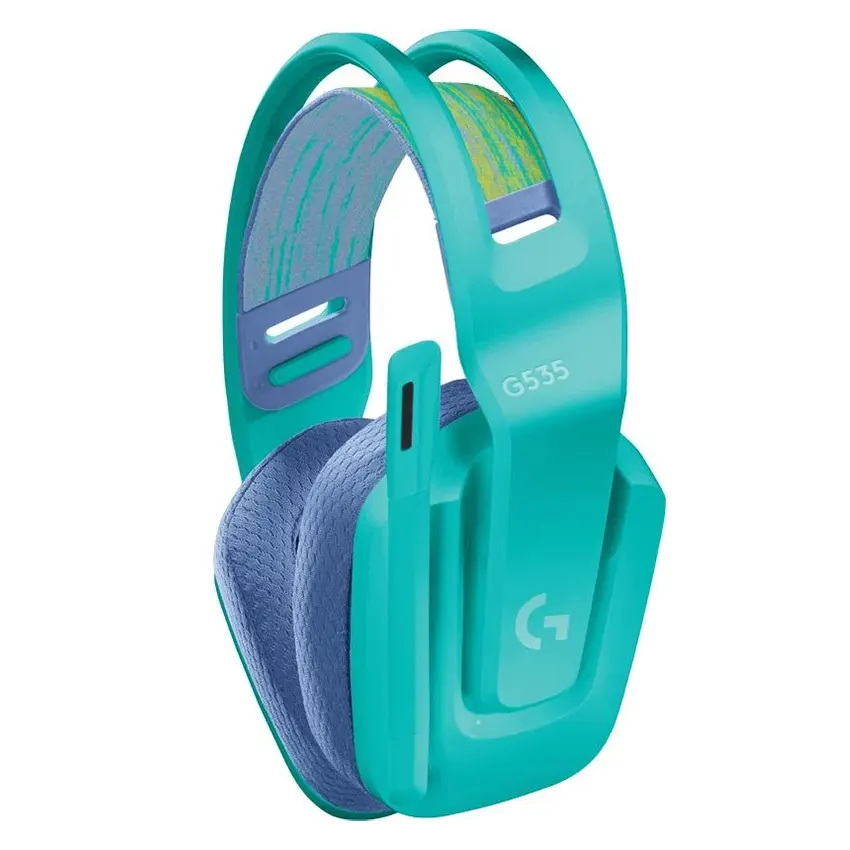 Auriculares Logitech G G335, Gamer, Mini Plug 3.5mm, Mint (Verde)