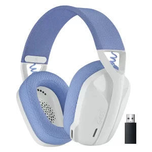 Auriculares Inalámbricos Logitech G G435, Gamer, LIGHTSPEED, Bluetooth, Blanco/Azul