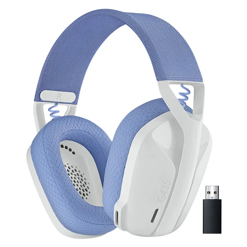 Auriculares Inalámbricos Logitech G G435, Gamer, LIGHTSPEED, Bluetooth,  Blanco/Azul - Deffo Argentina