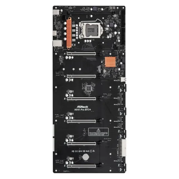 Motherboard ASRock H510 PRO BTC+, Minería de criptomonedas (BTC), Socket 1200