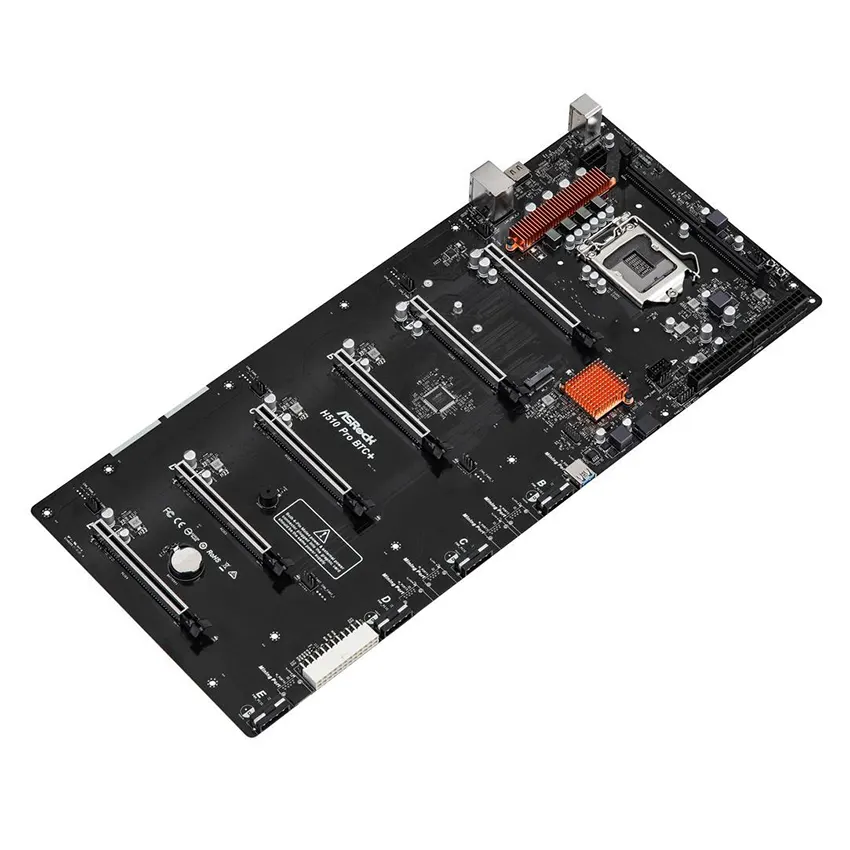 Motherboard ASRock H510 PRO BTC+, Minería de criptomonedas (BTC), Socket 1200 Motherboard ASRock H510 PRO BTC+, Minería de criptomonedas (BTC), Socket 1200