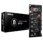 Motherboard ASRock H510 PRO BTC+, Minería de criptomonedas (BTC), Socket 1200