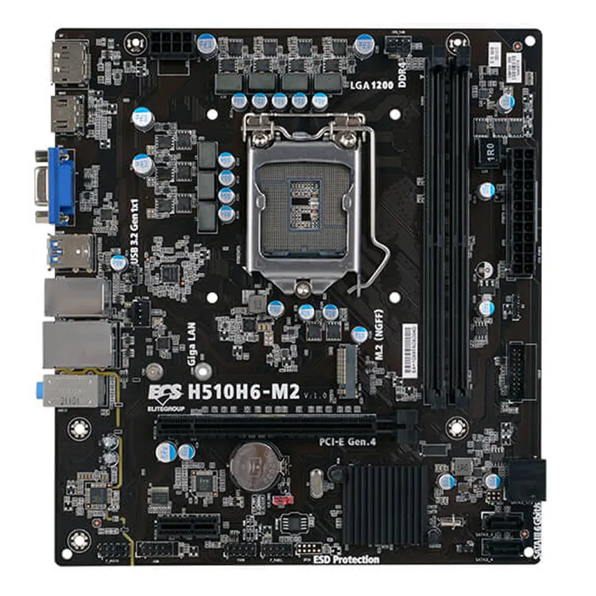 Motherboard ECS H510H6-M2, Socket 1200