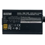 Fuente de alimentación Cooler Master G800 Gold, 800W 80 PLUS