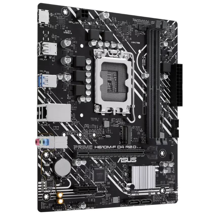 Motherboard ASUS PRIME H610M-F D4 R2.0, Socket 1700 Motherboard ASUS PRIME H610M-F D4 R2.0, Socket 1700