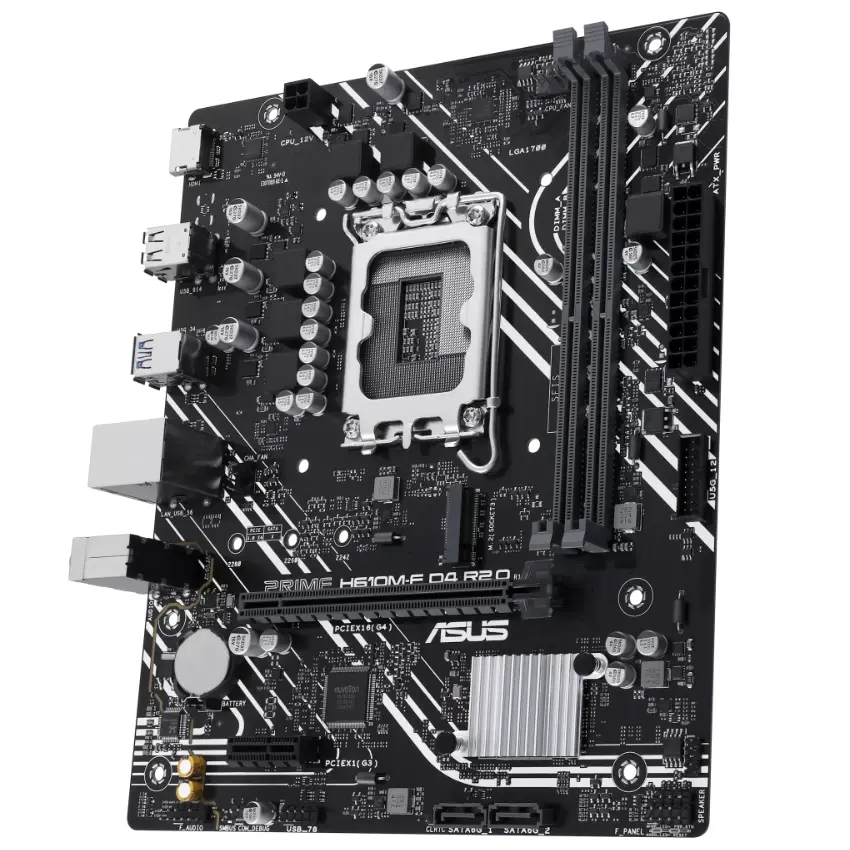 Motherboard ASUS PRIME H610M-F D4 R2.0, Socket 1700 Motherboard ASUS PRIME H610M-F D4 R2.0, Socket 1700