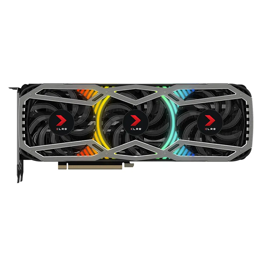Placa de Video PNY GeForce RTX 3080 Ti 12GB XLR8 Gaming REVEL EPIC-X RGB Triple Fan Placa de Video PNY GeForce RTX 3080 Ti 12GB XLR8 Gaming REVEL EPIC-X RGB Triple Fan