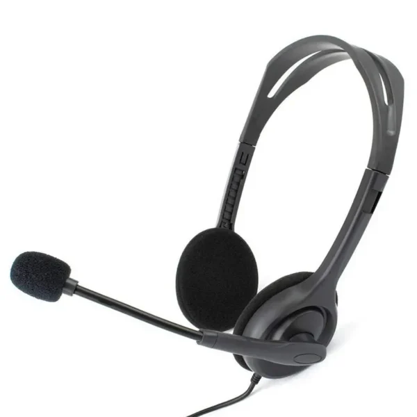 Auriculares Logitech H111, Mini Plug 3.5mm, Negro