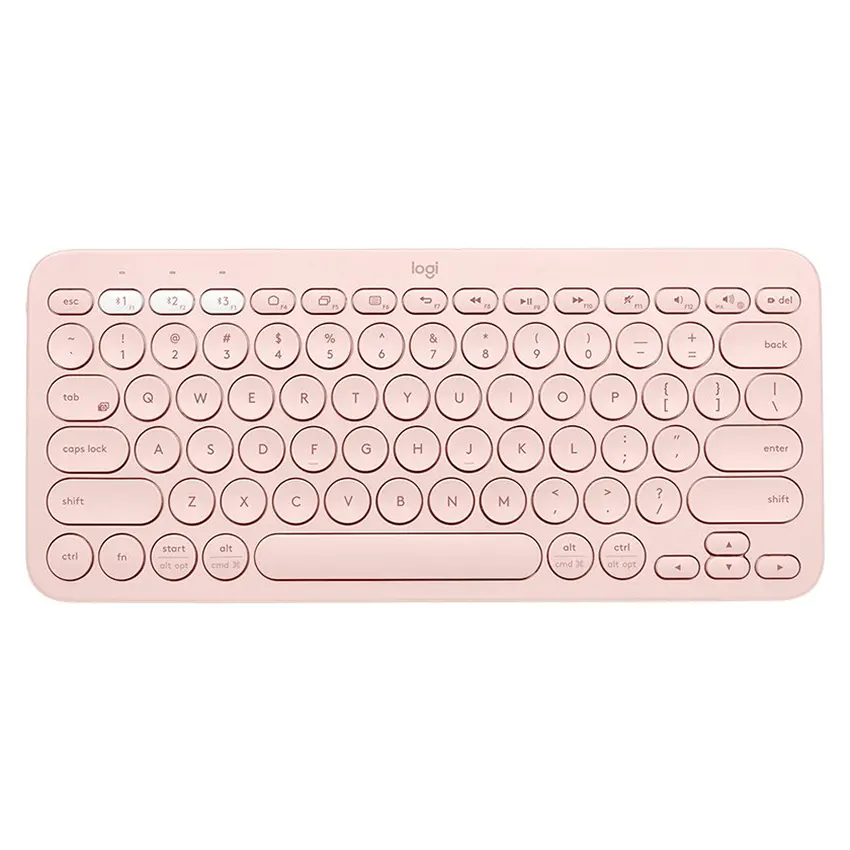 Teclado Inalámbrico Logitech K380, Rosa, Español