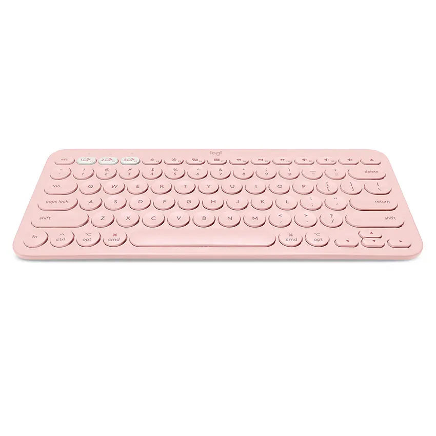 Teclado Inalámbrico Logitech K380, Rosa, Español