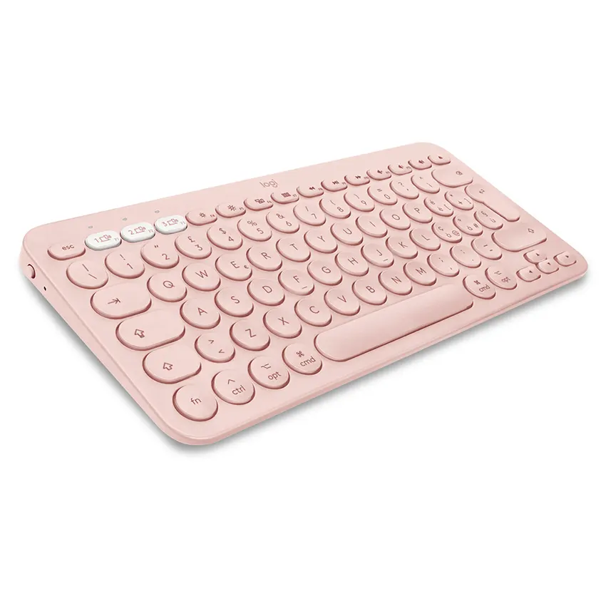 Teclado Inalámbrico Logitech K380, Rosa, Español