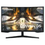 Monitor Gamer Samsung Odyssey G5, 32", QHD 165Hz, Curvo, VA 1000R, 2560x1440, 1ms, Display Port, HDMI, FreeSync