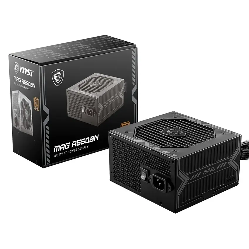 Fuente de alimentación MSI MAG A550BN 550W 80 PLUS Bronze